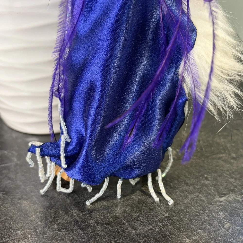 OOAK Custom Barbie Purple Blue Fairy Pixie W Wings 12